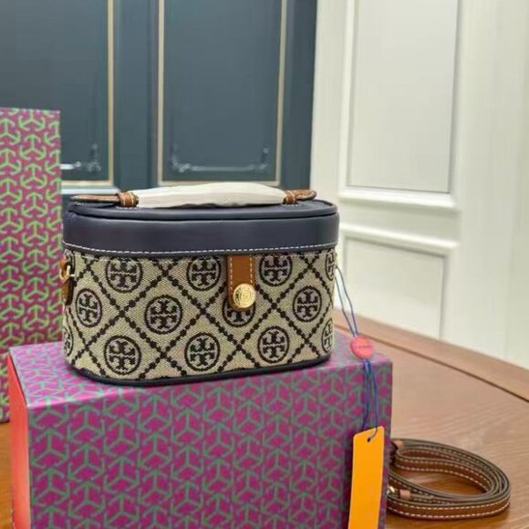 Tory Burch old flower makeup bag - Picture 7 of 8